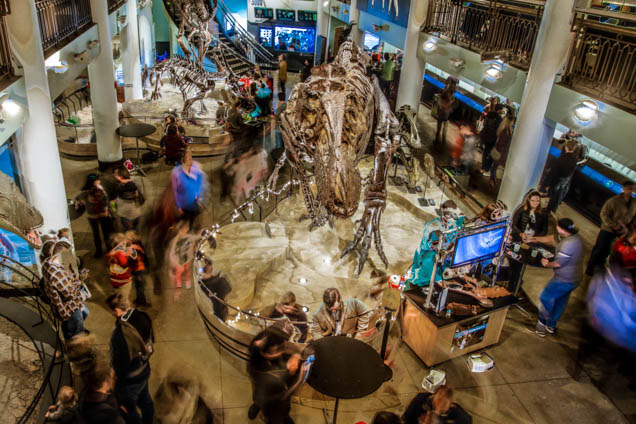 Dinos After Dark - The Academy of Natural Sciences of Drexel University