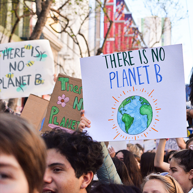 there is no planet b protest sign