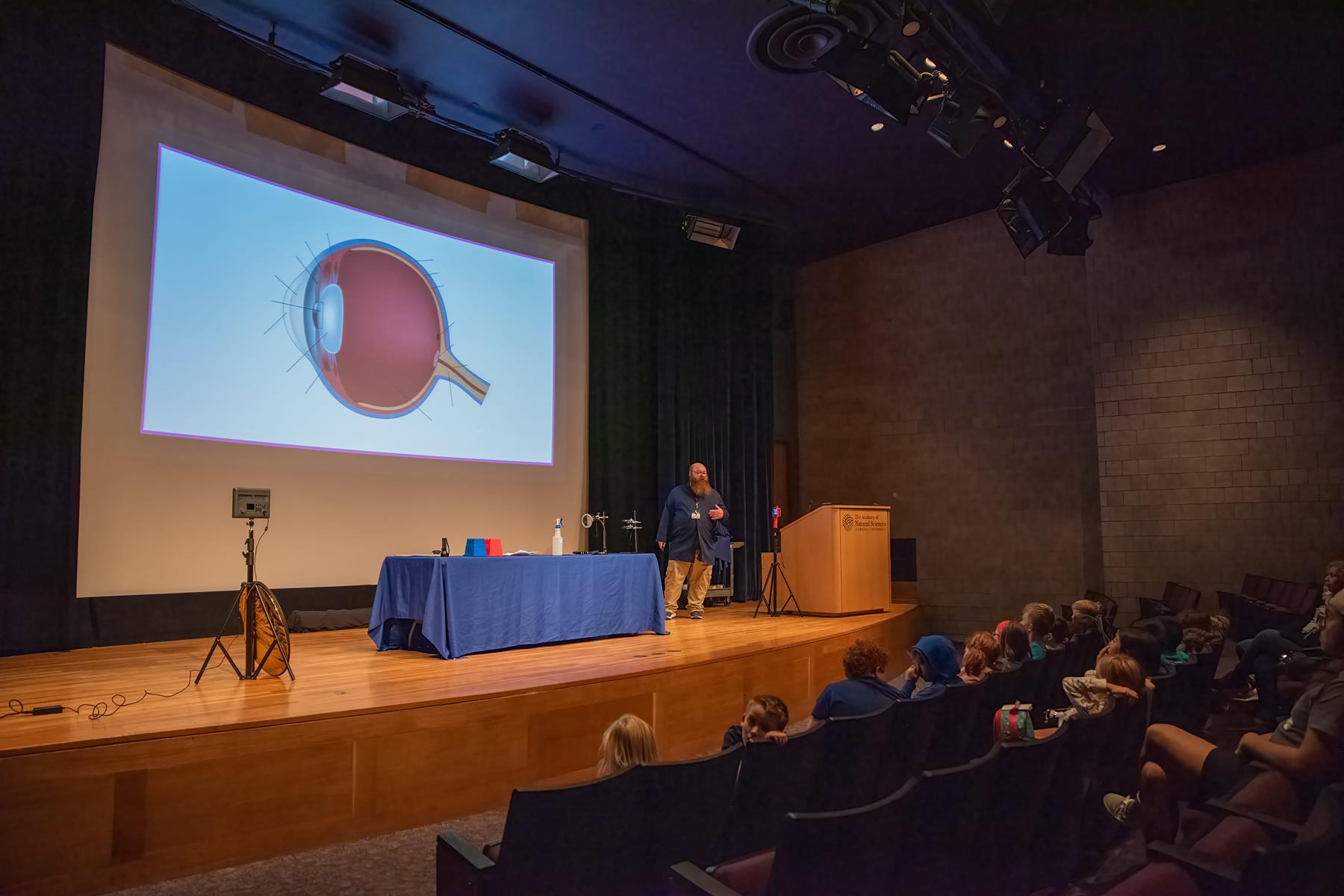 An auditorium show at the academy.