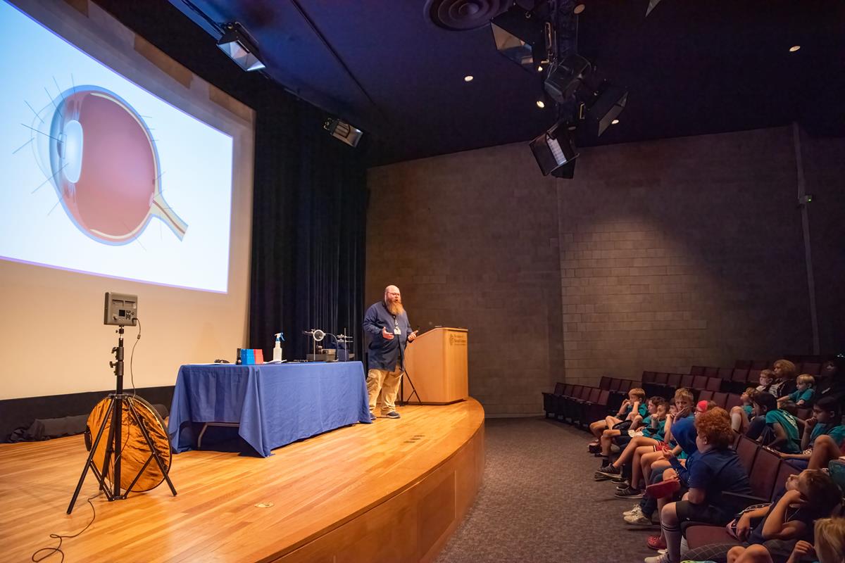 An auditorium show at the academy.