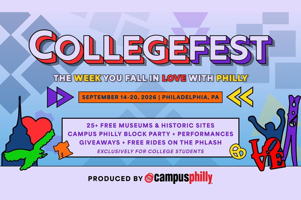 Collegefest | September 14-20, 2026 | Philadelphia PA