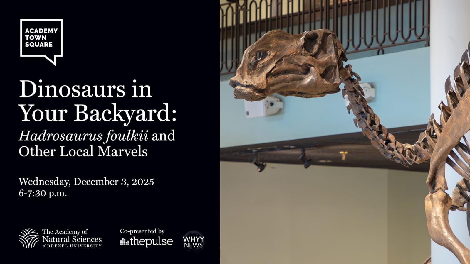Dinos in Your Backyard, Hadrosaurus Folkii and Other Local Marvels