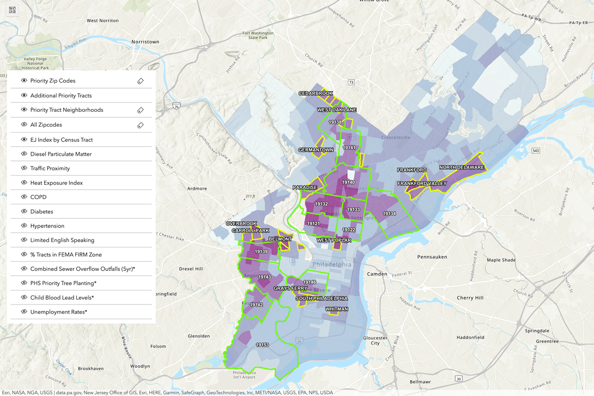 digital map of philadelphia