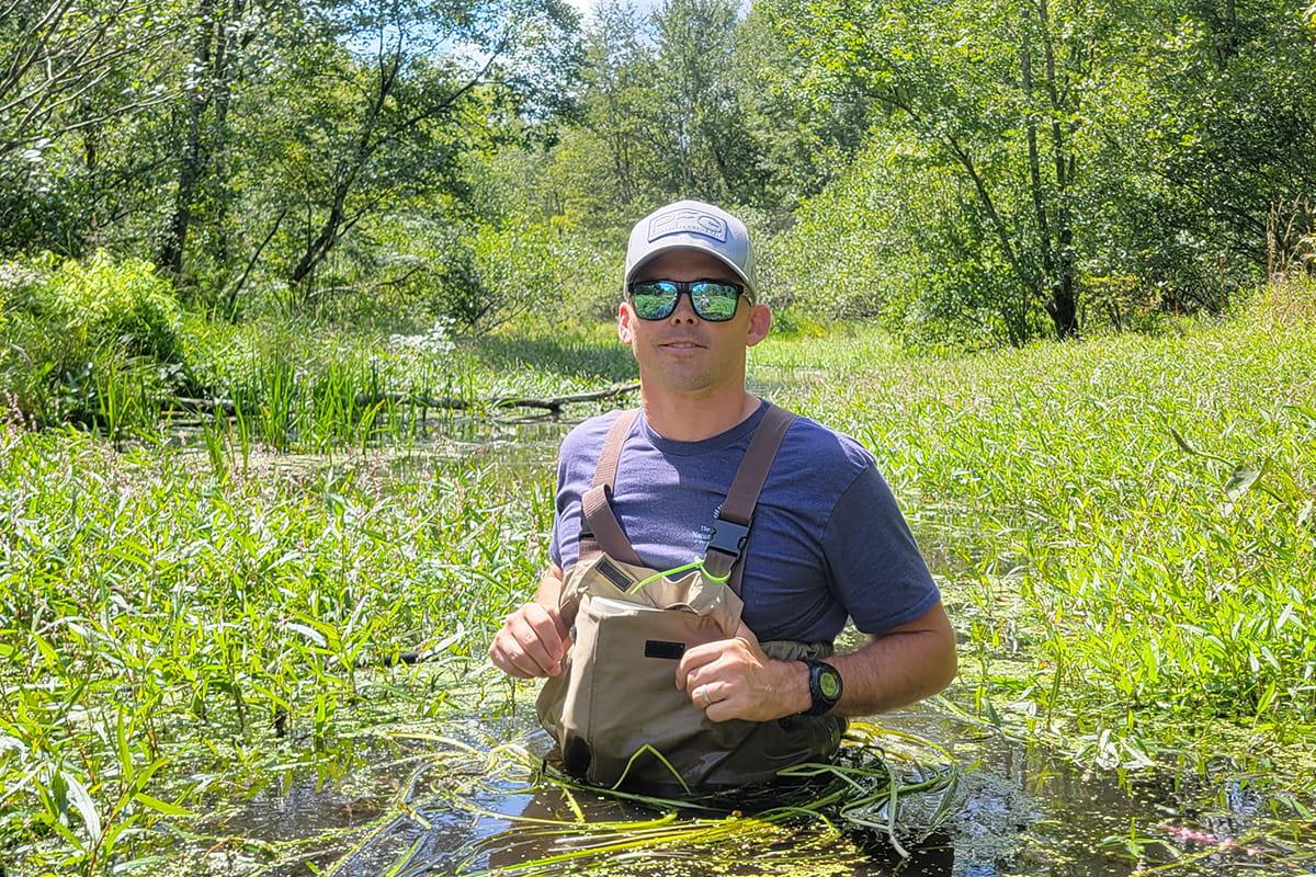 A photo of David Keller, the Principal Investigator of the Fisheries Department at the Academy of Natural Sciences.
