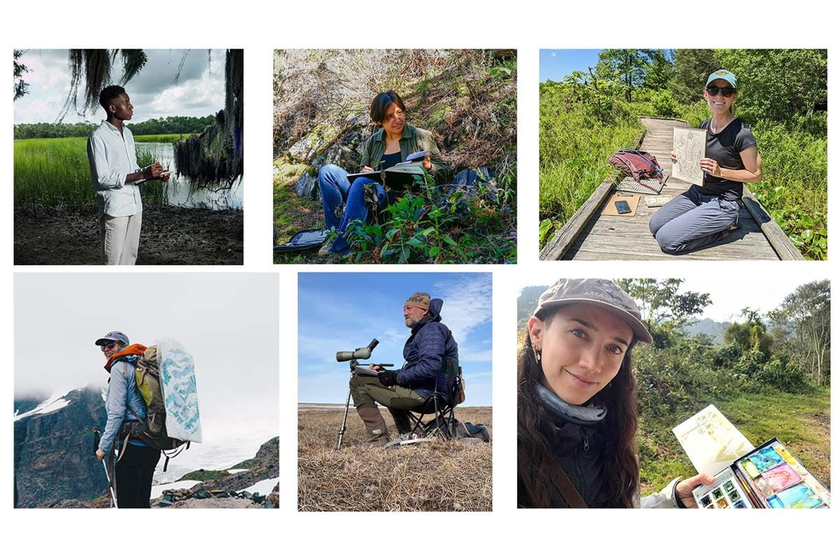Six of the previous recipients of the Eckelberry endowment.