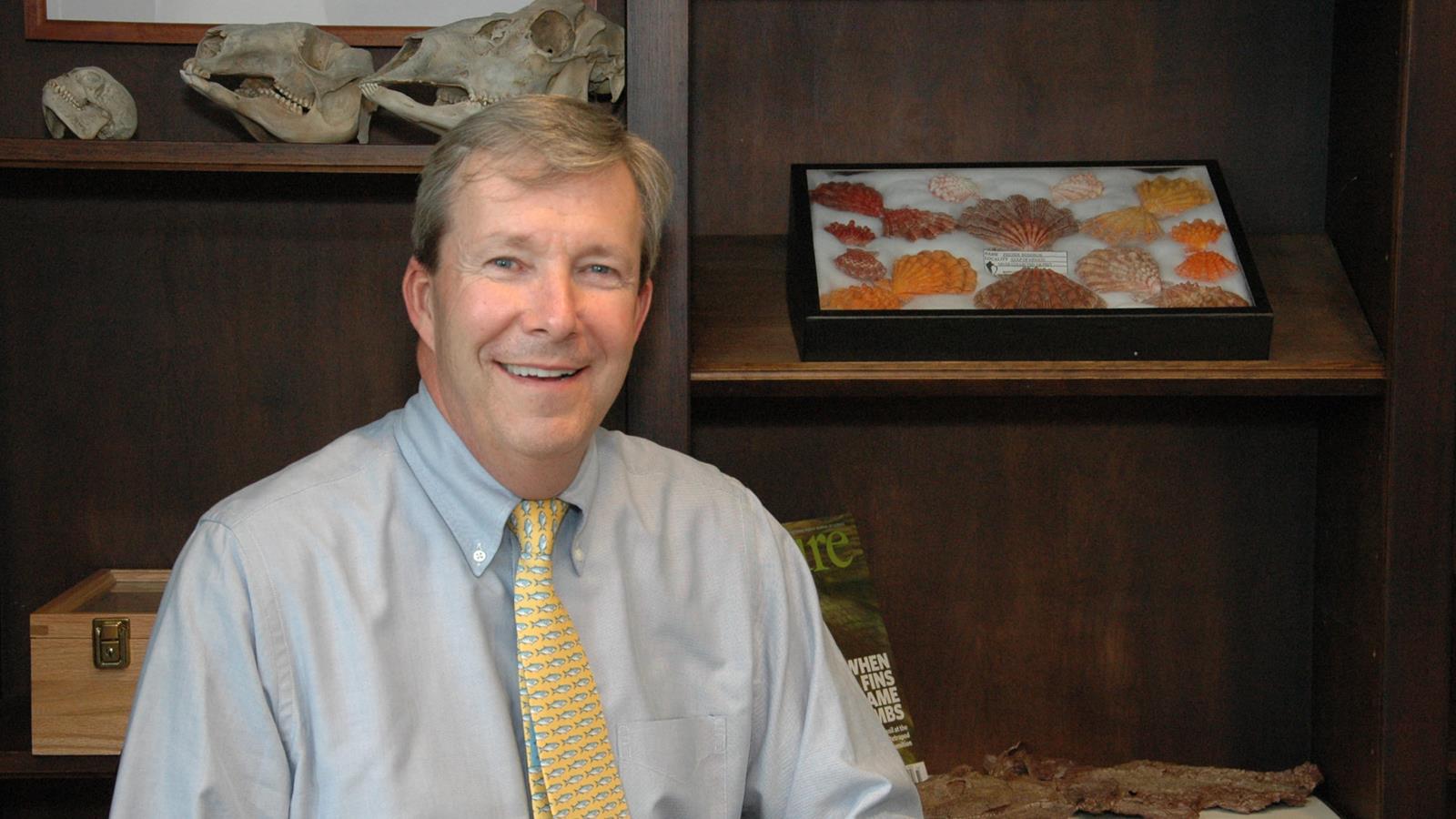 The president and CEO of The Academy of Natural Sciences, George Gephart.