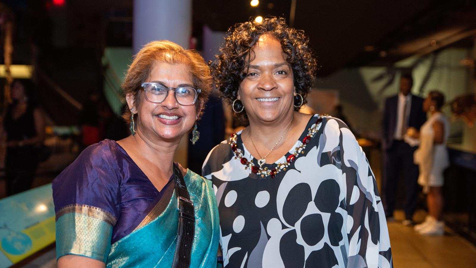 Two women posing for a photo at Black Excellence in Birding 2024