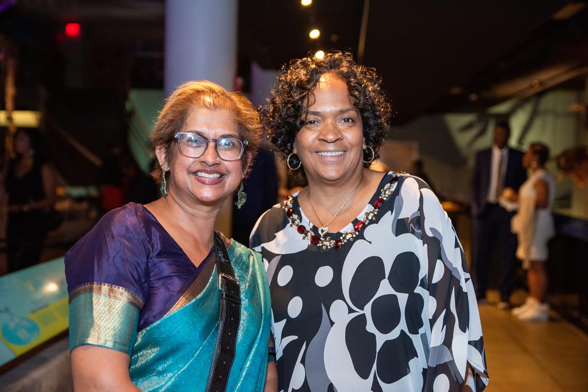 Two women posing for a photo at Black Excellence in Birding 2024
