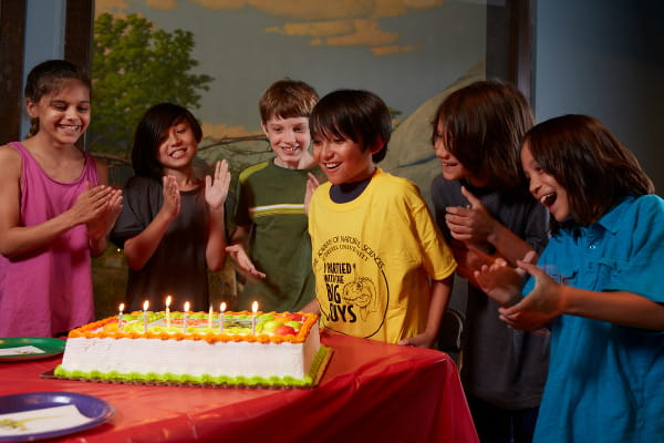 Have your dinosaur birthday party at the Academy of Natural Sciences!