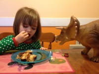 Hollie_Triceratops breakfast