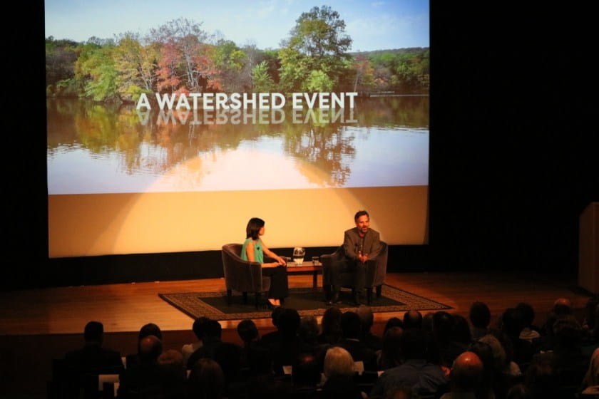 Ruffalo discusses his passion for water quality activist with the William Penn Foundation's Laura Sparks