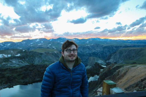 Mike Servedio at Beartooth Pass Overlook
