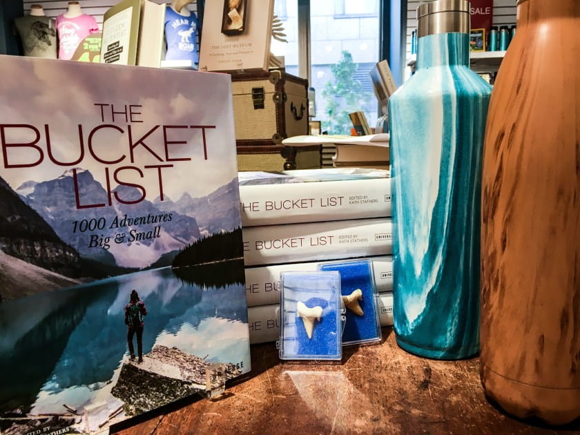 The Bucket List, Reusable Water, Bottle Shark Teeth