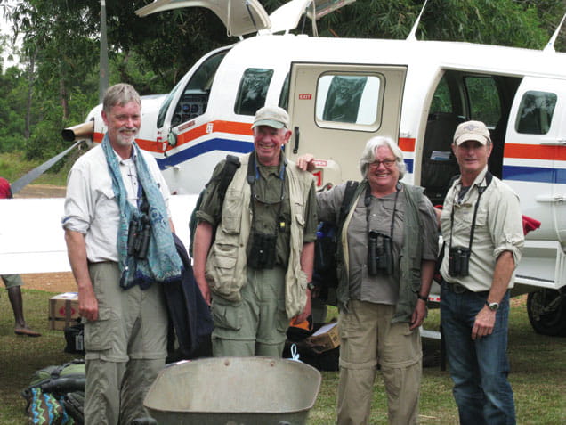 Gill and Conyne with expedition group