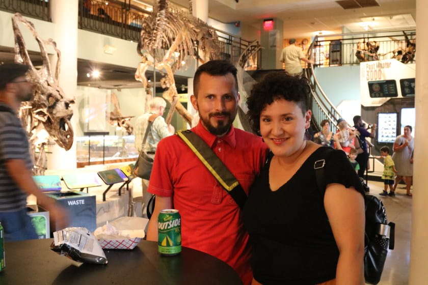 Dinos After Dark and Dino Drafts at the Academy of Natural Sciences