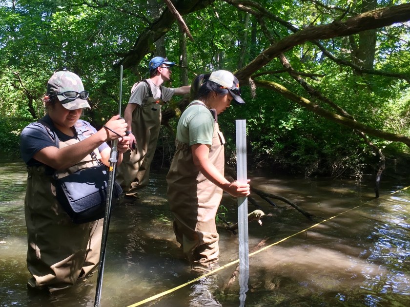 Habitat measurements at Cherry Creek