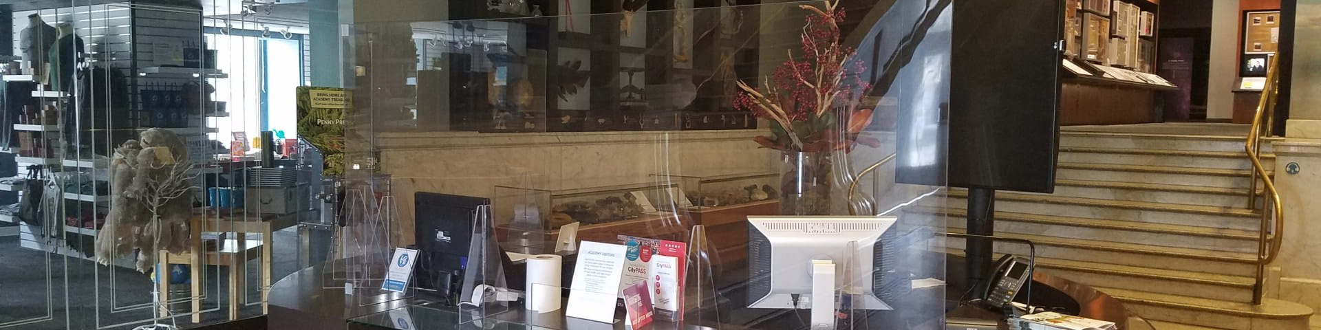 admissions desk