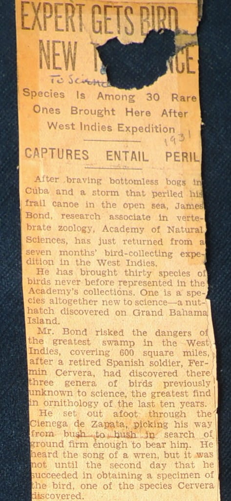 newspaper clipping