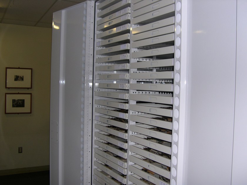 a white cabinet