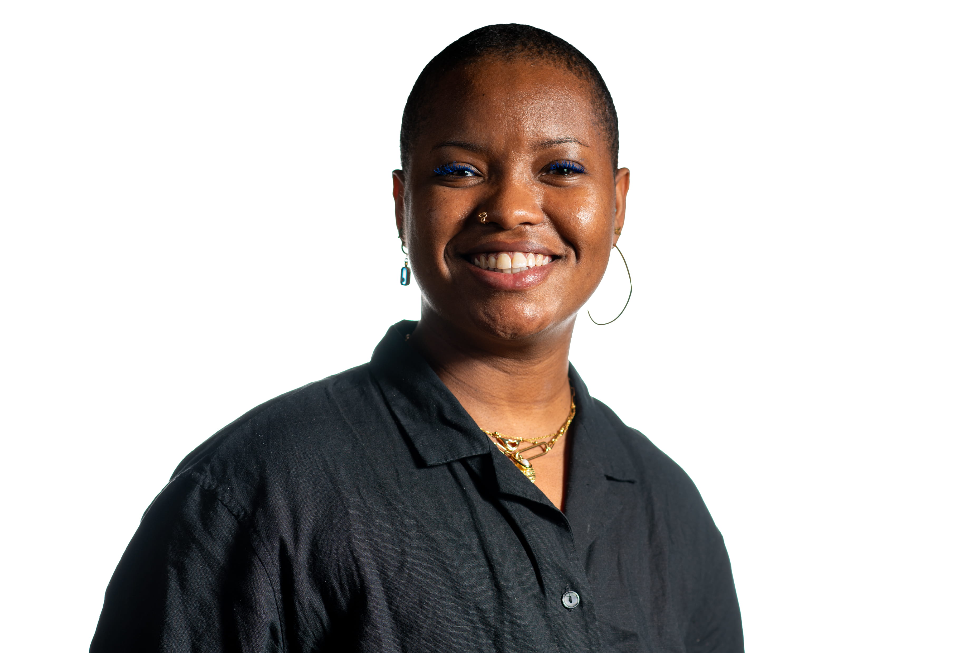 A headshot of Akilah Chatman with a white backgrop.