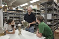 Behind-the-scenes tour of Herpetology Collection. Photo by Jeff Fusco