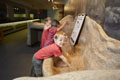 kids dig for dinos. Photo by Jeff Fusco