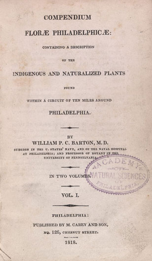 Title page from Bartons Compendium