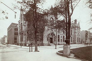 The Academy of Natural Sciences building in 1876