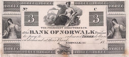 antique bank note