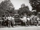 1948 photo of environmental research crew