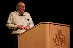 paleontologist Jack Horner gives a talk at the Academy