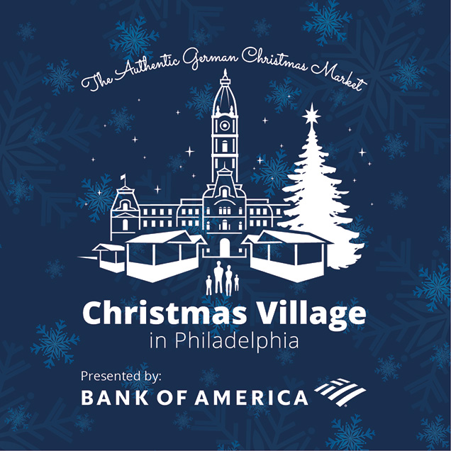 Christmas Village in Philadelphia.