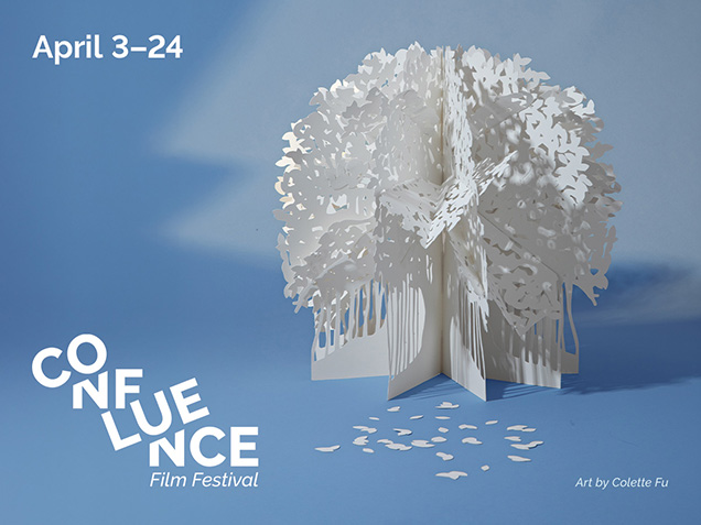 Confluence Film Festival, April 3-24, Art by Colette Fu